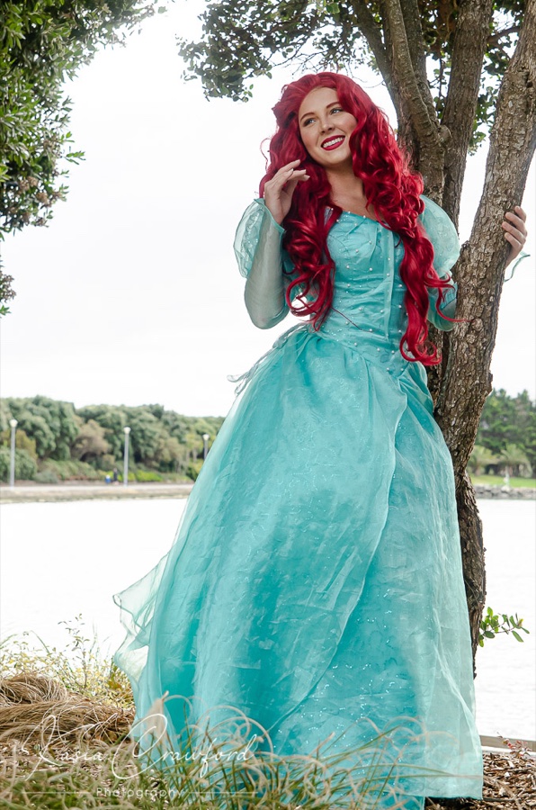 Ariel-inspired mermaid princess performer for NZ birthday parties