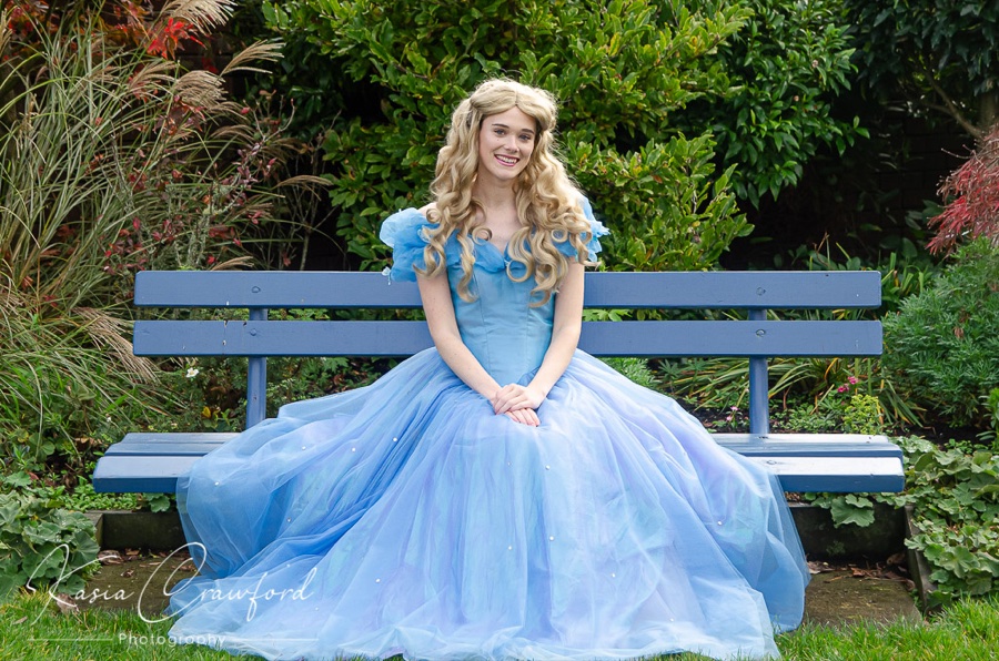 Cinderella-inspired ball-gown princess performer for NZ kids birthday parties